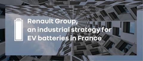 RENAULT GROUP partners for EV BATTERIES