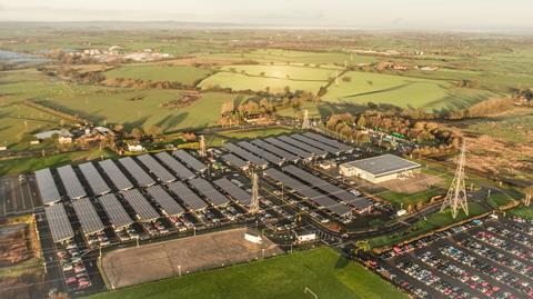 Bentley Solar Panels over carpark