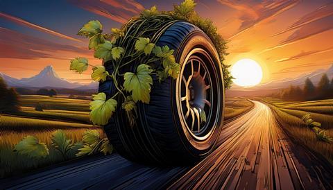 Mockup - The race towards sustainable tyre production