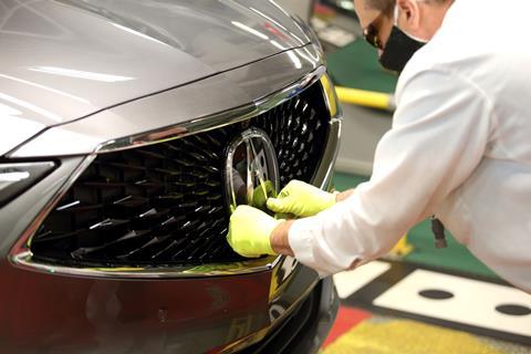 Production of the 2022 Acura MDX at East Liberty Auto plant