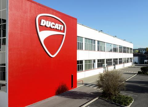 Ducati is starting a phased return to production at its Borgo Panigale factory