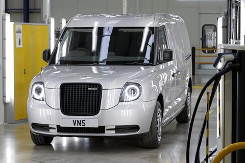 LEVC VN5 electric van to be built at the company's Coventry factory