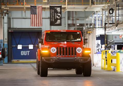 Jeep production at Toledo plant